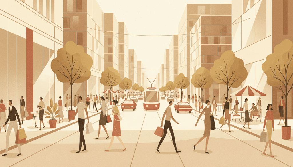 Ilustración de actividad de consumo
